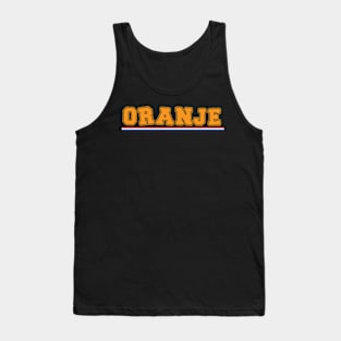 Netherland Football Team Tank Top